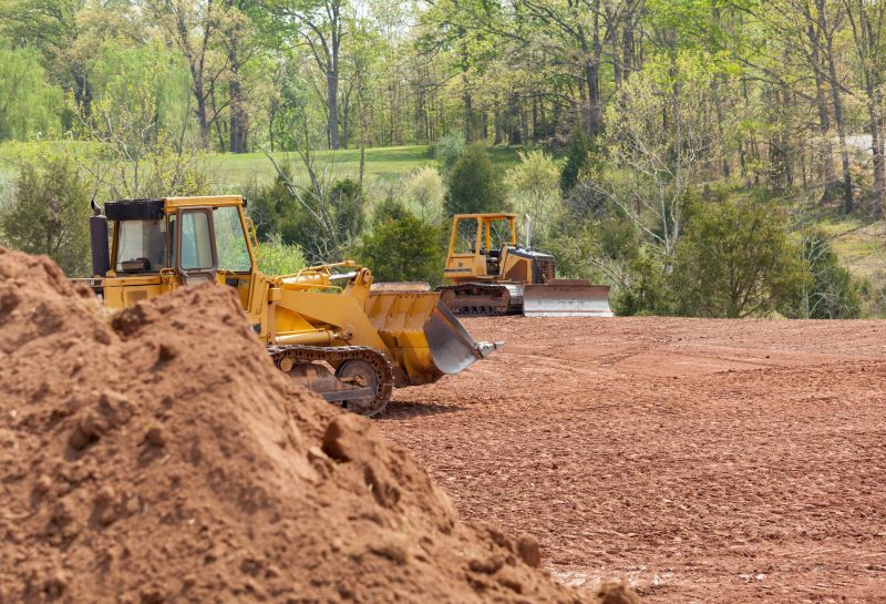 Bulldozer Clearing in Gwinnett County, GA