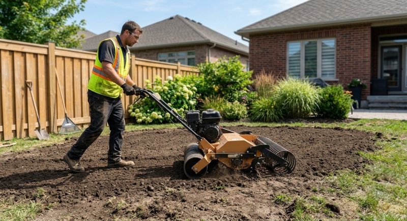 Yard Sloping in Houston, TX